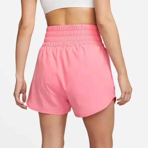 NIKE One Dri-FIT Ultra high-Waisted 3 Brief Lined Shorts DX6642-611 Size M - Picture 3 of 11